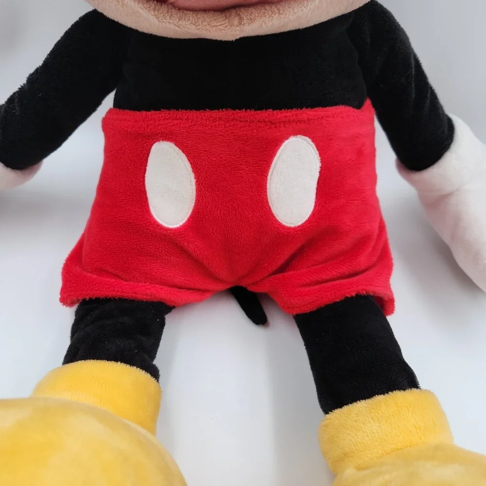 Disney Mickey Mouse Clubhouse Yellow Tennis Shoes Floppy Plush‎ Toy for Kids